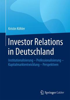 Couverture de l’ouvrage Investor Relations in Deutschland