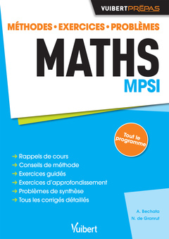 Couverture de l’ouvrage Maths MPSI