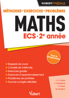 Couverture de l’ouvrage Maths ECS 2e année