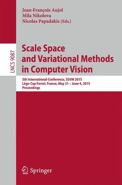 Couverture de l’ouvrage Scale Space and Variational Methods in Computer Vision