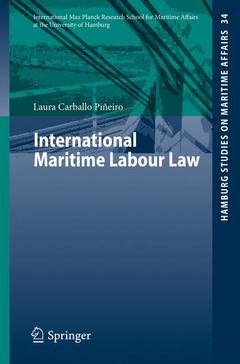 Couverture de l’ouvrage International Maritime Labour Law