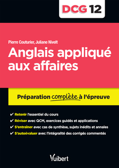 Cover of the book DCG 12. Anglais appliqué aux affaires