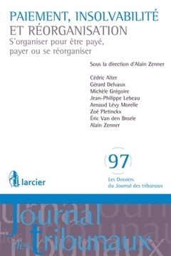 Cover of the book Paiement, insolvabilité et réorganisation
