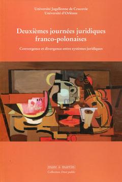 Cover of the book Deuxièmes journées juridiques franco-polonaises