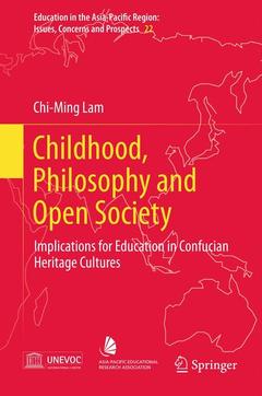 Couverture de l’ouvrage Childhood, Philosophy and Open Society