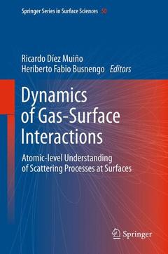 Couverture de l’ouvrage Dynamics of Gas-Surface Interactions