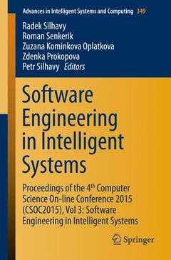 Couverture de l’ouvrage Software Engineering in Intelligent Systems