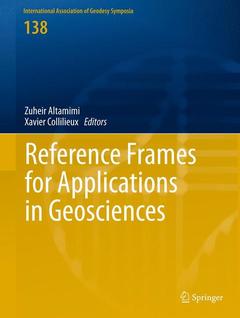 Cover of the book Reference Frames for Applications in Geosciences