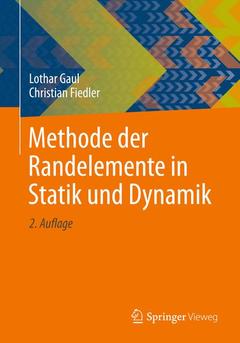 Couverture de l’ouvrage Methode der Randelemente in Statik und Dynamik