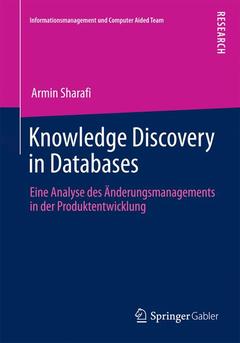 Couverture de l’ouvrage Knowledge Discovery in Databases