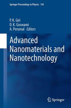 Couverture de l’ouvrage Advanced Nanomaterials and Nanotechnology