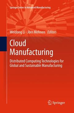 Couverture de l’ouvrage Cloud Manufacturing