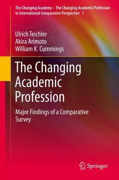 Couverture de l’ouvrage The Changing Academic Profession