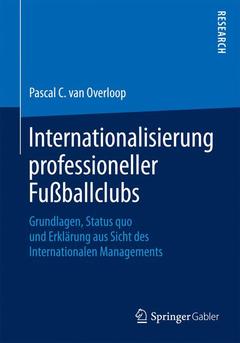 Couverture de l’ouvrage Internationalisierung professioneller Fußballclubs