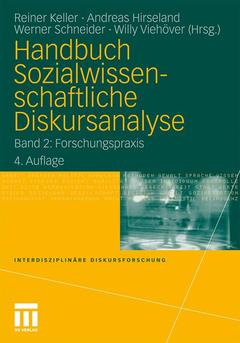 Cover of the book Handbuch Sozialwissenschaftliche Diskursanalyse
