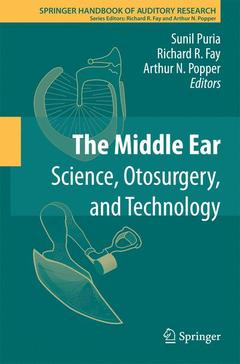Couverture de l’ouvrage The Middle Ear