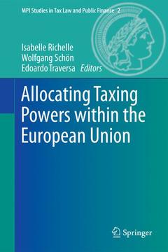 Couverture de l’ouvrage Allocating Taxing Powers within the European Union