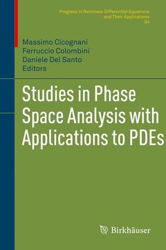 Couverture de l’ouvrage Studies in Phase Space Analysis with Applications to PDEs