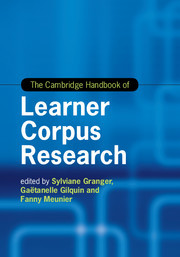 Cover of the book The Cambridge Handbook of Learner Corpus Research