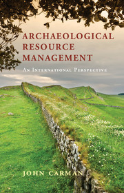Cover of the book Archaeological Resource Management