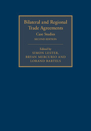 Couverture de l’ouvrage Bilateral and Regional Trade Agreements