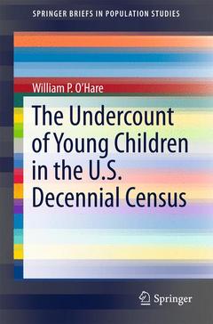 Couverture de l’ouvrage The Undercount of Young Children in the U.S. Decennial Census