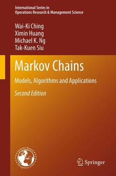 Couverture de l’ouvrage Markov Chains