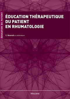 Couverture de l’ouvrage EDUCATION THERAPEUTIQUE DU PATIENT EN RHUMATOLOGIE