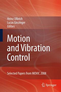 Cover of the book Motion and Vibration Control