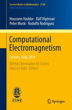 Couverture de l’ouvrage Computational Electromagnetism