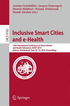 Couverture de l’ouvrage Inclusive Smart Cities and e-Health