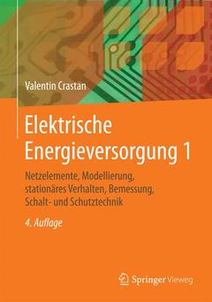 Couverture de l’ouvrage Elektrische Energieversorgung 1