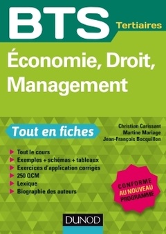 Cover of the book Economie, Droit, Management des entreprises - BTS Tertiaires