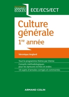 Couverture de l’ouvrage Culture générale 1re année ECE/ECS/ECT
