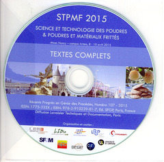 Couverture de l’ouvrage Récents progrès en génie des procédés N° 107-2015 :  STPMF 2015 (science et technologie des poudres & poudres, et matériaux frittés
