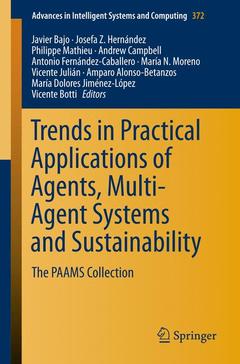 Couverture de l’ouvrage Trends in Practical Applications of Agents, Multi-Agent Systems and Sustainability