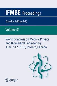 Couverture de l’ouvrage World Congress on Medical Physics and Biomedical Engineering, June 7-12, 2015, Toronto, Canada
