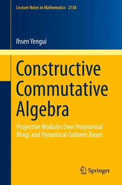Couverture de l’ouvrage Constructive Commutative Algebra