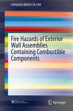 Cover of the book Fire Hazards of Exterior Wall Assemblies Containing Combustible Components