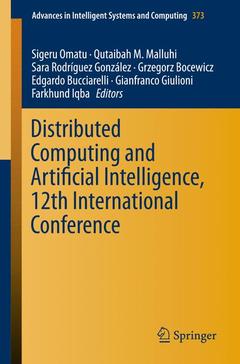 Couverture de l’ouvrage Distributed Computing and Artificial Intelligence, 12th International Conference
