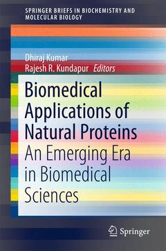 Couverture de l’ouvrage Biomedical Applications of Natural Proteins