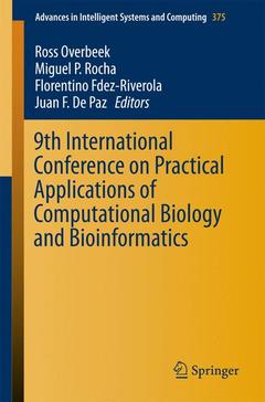 Couverture de l’ouvrage 9th International Conference on Practical Applications of Computational Biology and Bioinformatics