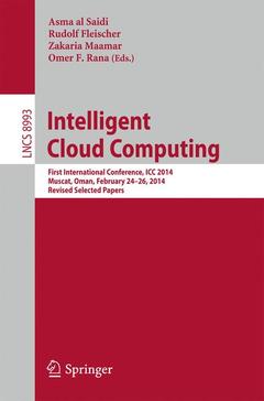 Couverture de l’ouvrage Intelligent Cloud Computing
