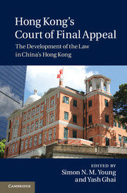 Couverture de l’ouvrage Hong Kong's Court of Final Appeal