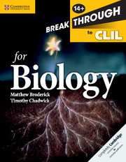 Couverture de l’ouvrage Breakthrough to CLIL for Biology Age 14+ Workbook