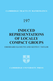 Couverture de l’ouvrage Induced Representations of Locally Compact Groups