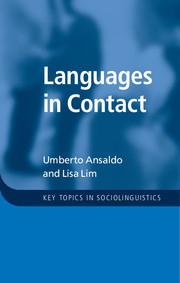 Couverture de l’ouvrage Languages in Contact