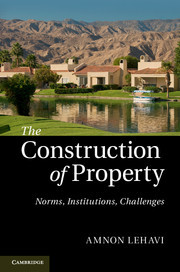 Couverture de l’ouvrage The Construction of Property
