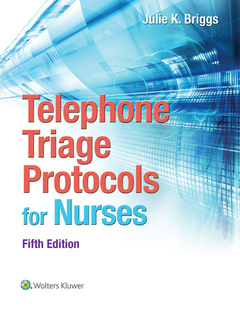 Couverture de l’ouvrage Telephone Triage Protocols for Nurses 