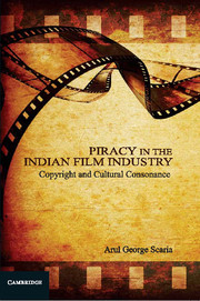 Couverture de l’ouvrage Piracy in the Indian Film Industry